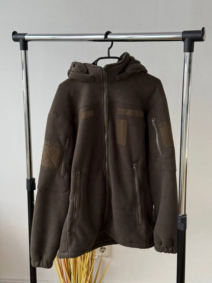 Флісова кофта на хутрі