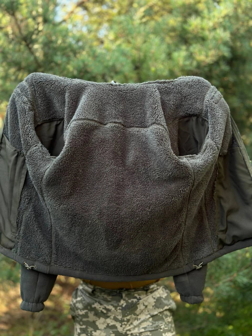 Флісова кофта на хутрі