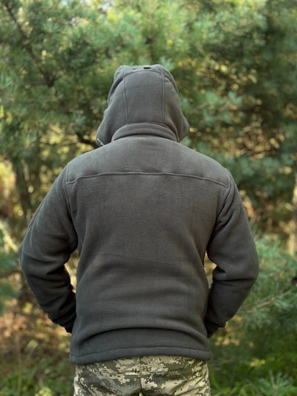 Флісова кофта на хутрі