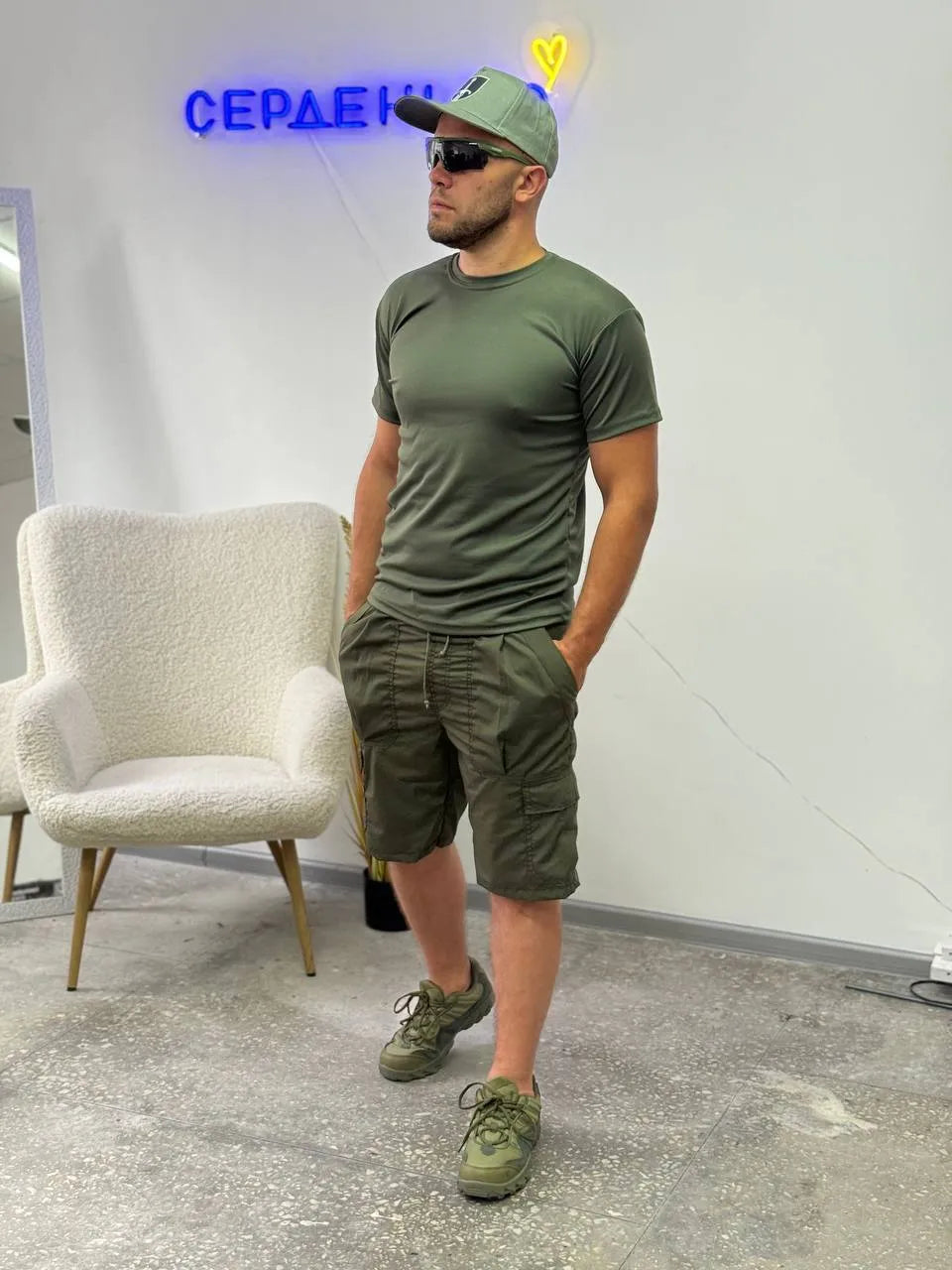 Костюм. Футболка кулмакс + Шорти поплін