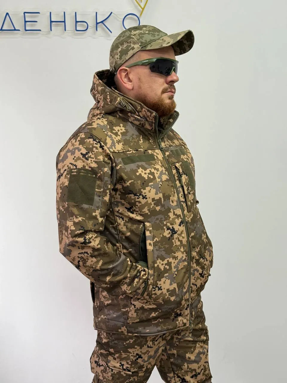 Куртка софтшел на флісі Україна