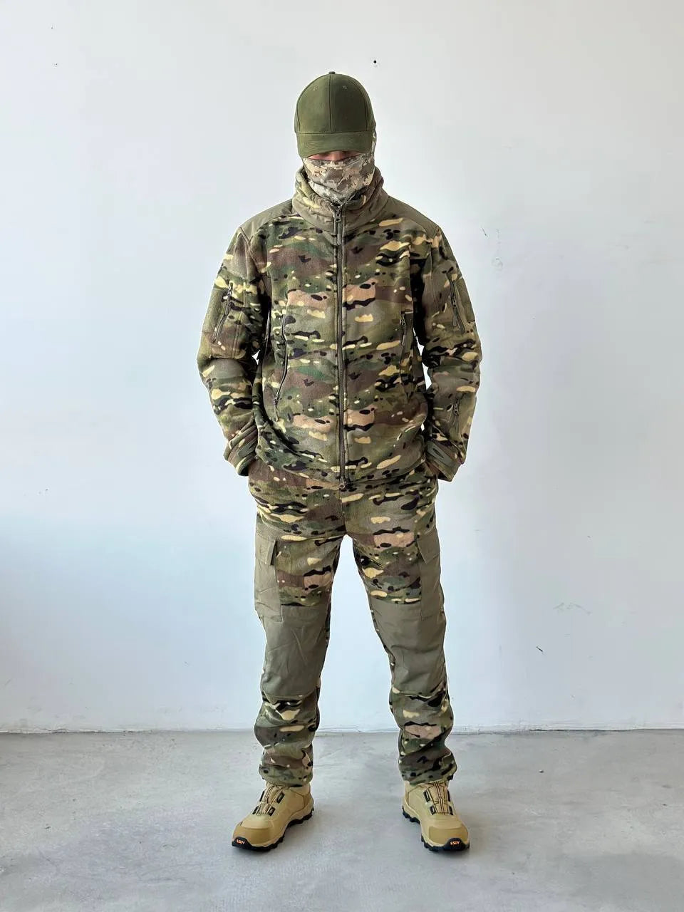 Найтепліший флісовий костюм на хутрі