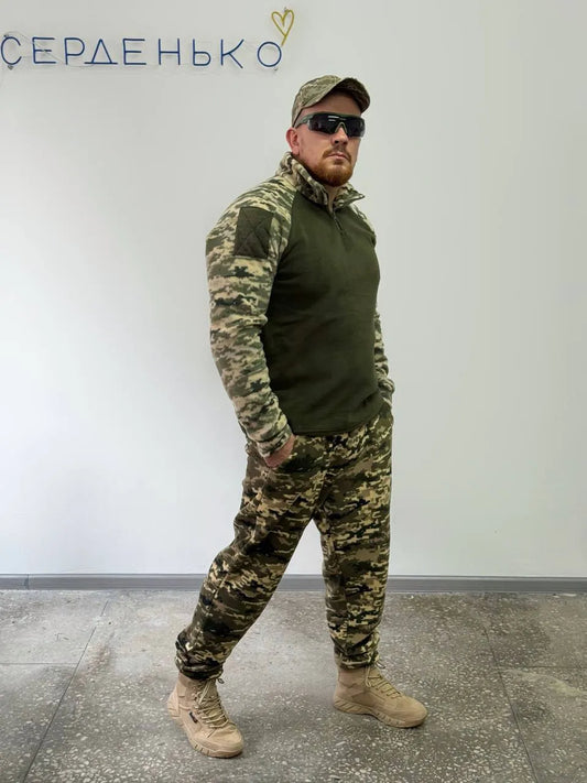 Теплий флісовий костюм