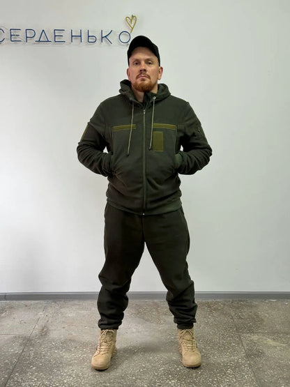 Теплий флісовий костюм