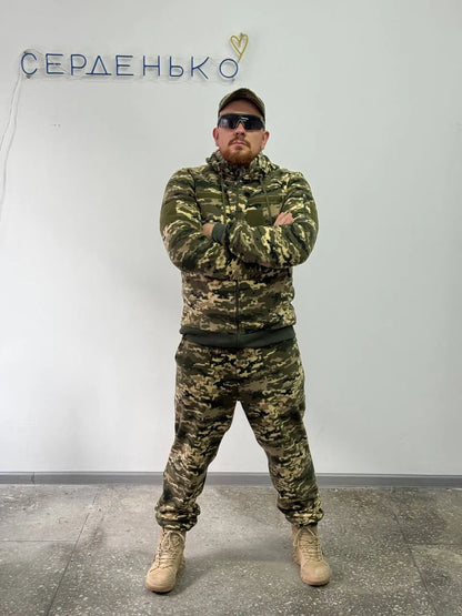 Теплий флісовий костюм