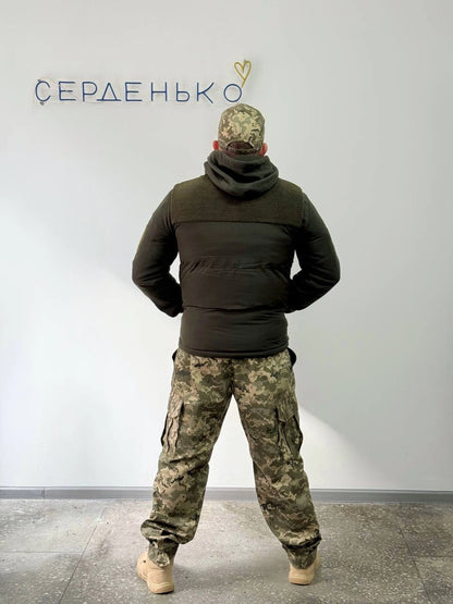 Жилетка двостороння chornyi L купити Україна Serdenko