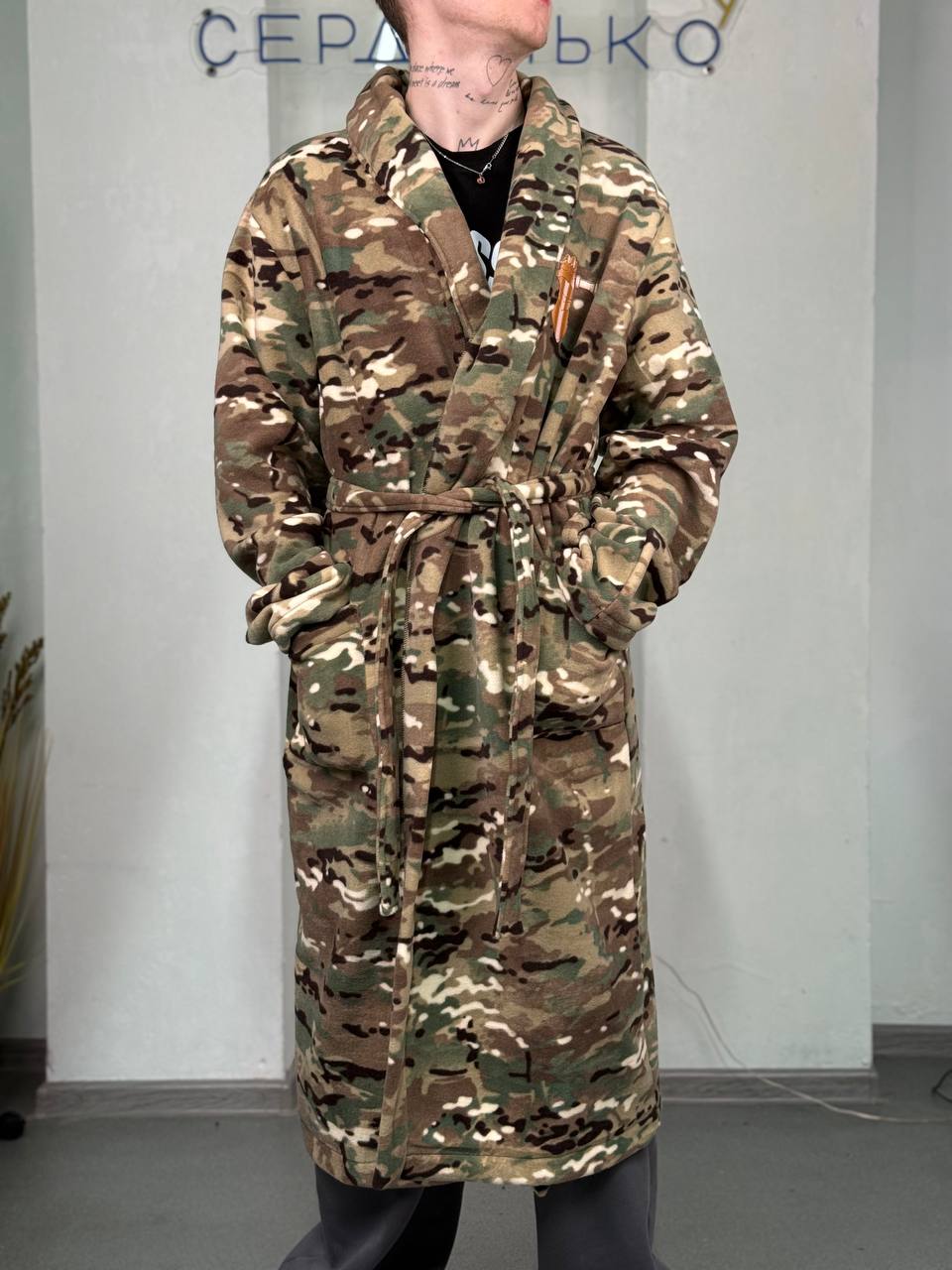 Халат флісовий