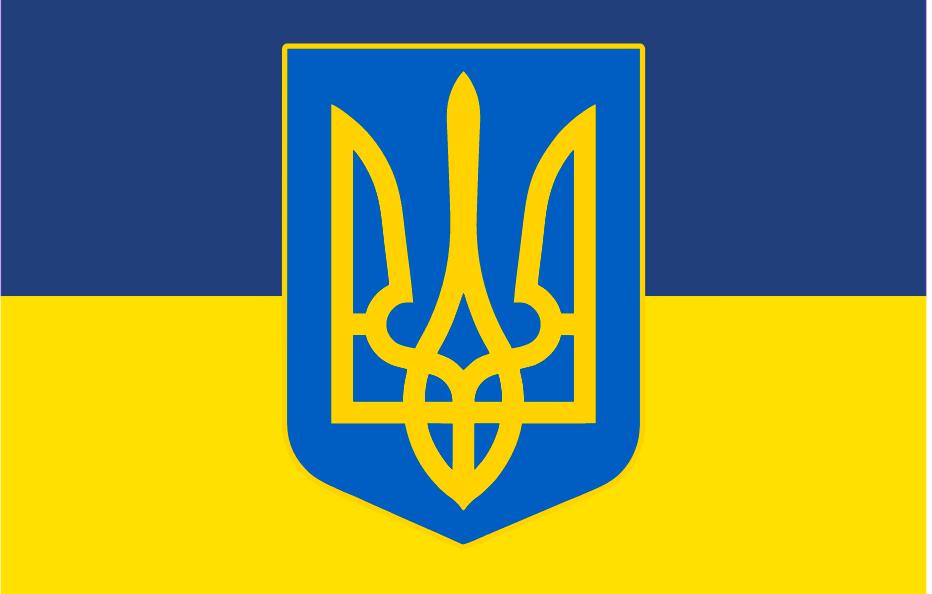 Прапор з принтом: збільшена емблема/фото (ДТФ друк)