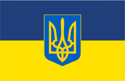 Прапор з принтом: збільшена емблема/фото (ДТФ друк)