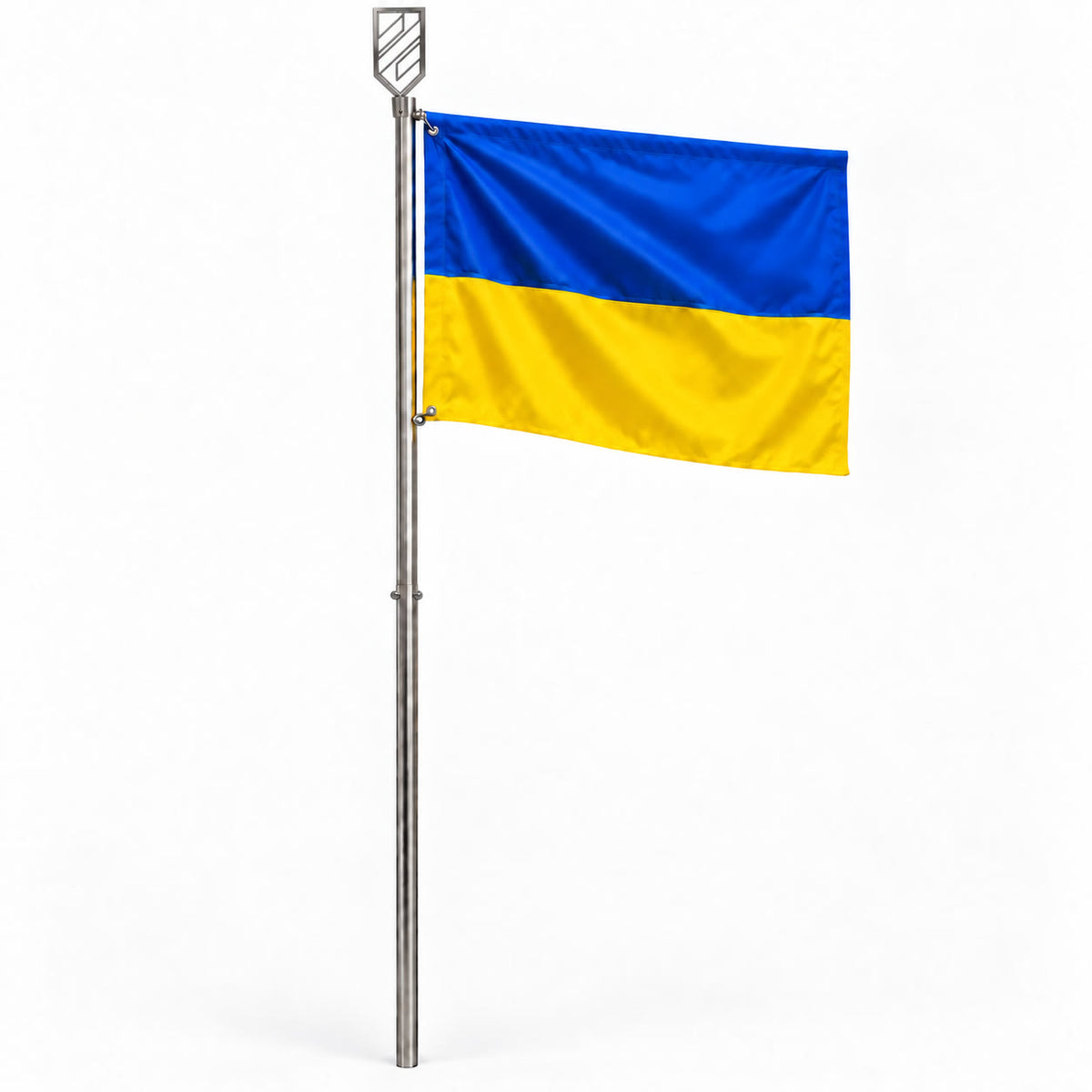 Флагшток нержавіюча сталь з тризубом