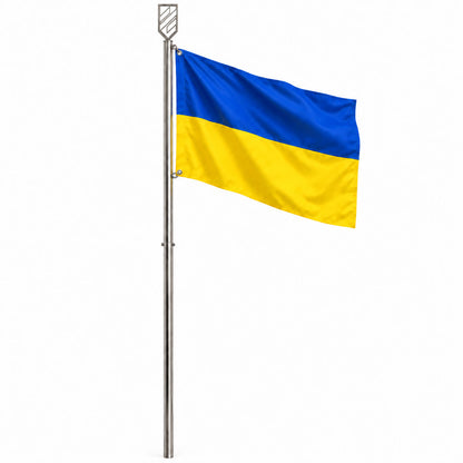 Флагшток нержавіюча сталь з тризубом