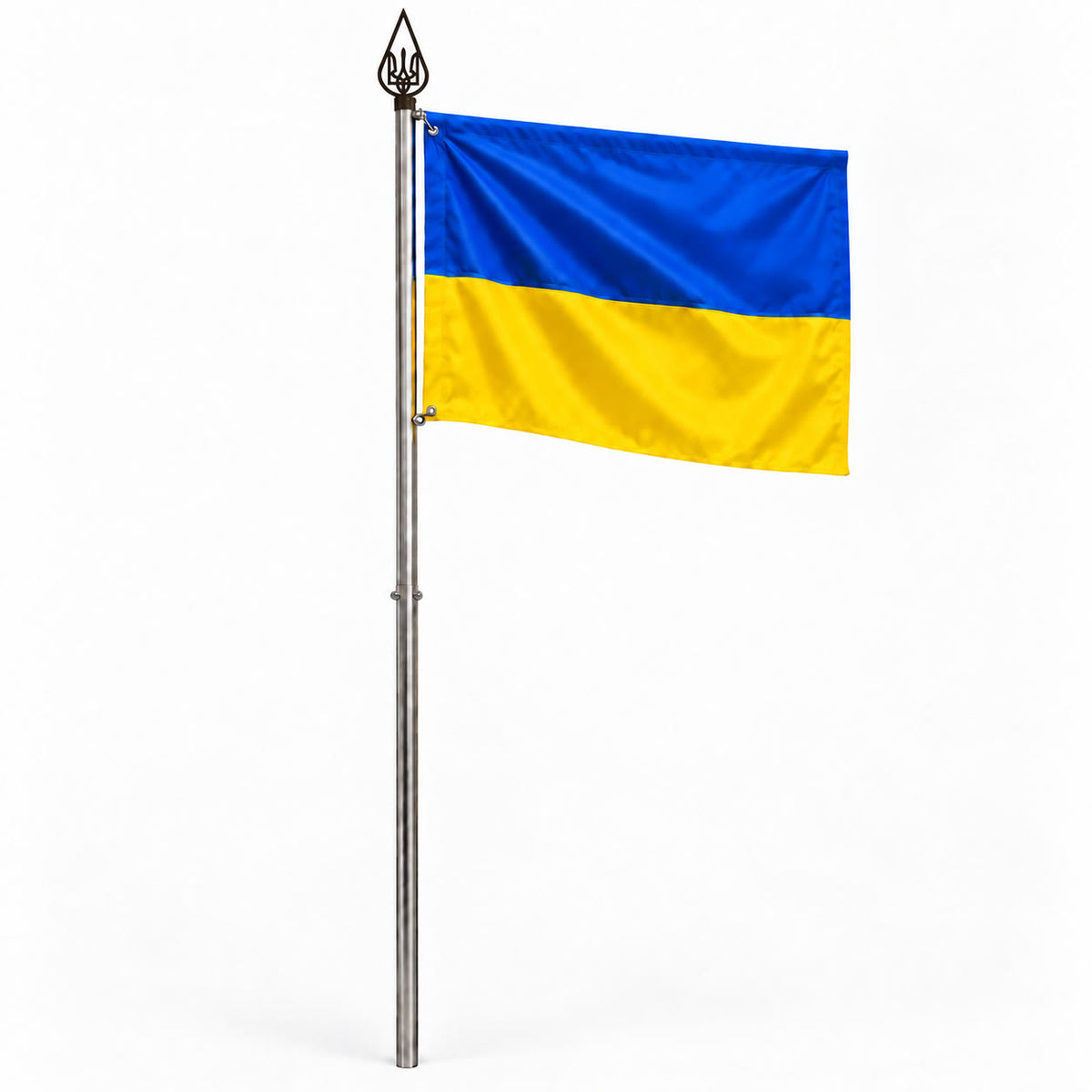 Флагшток нержавіюча сталь з тризубом